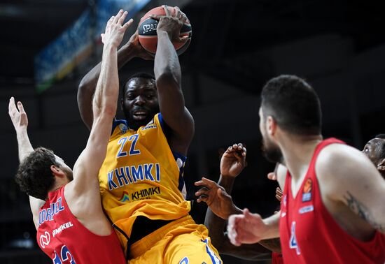 Basketball. Euroleague. Khimki vs. CSKA