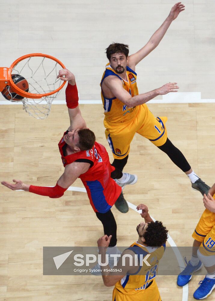Basketball. Euroleague. Khimki vs. CSKA