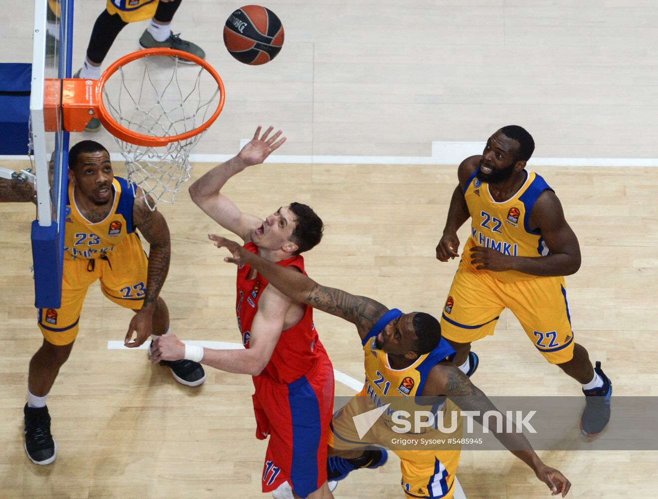 Basketball. Euroleague. Khimki vs. CSKA