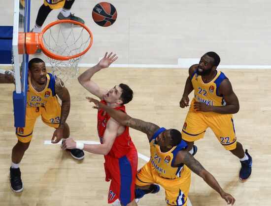Basketball. Euroleague. Khimki vs. CSKA