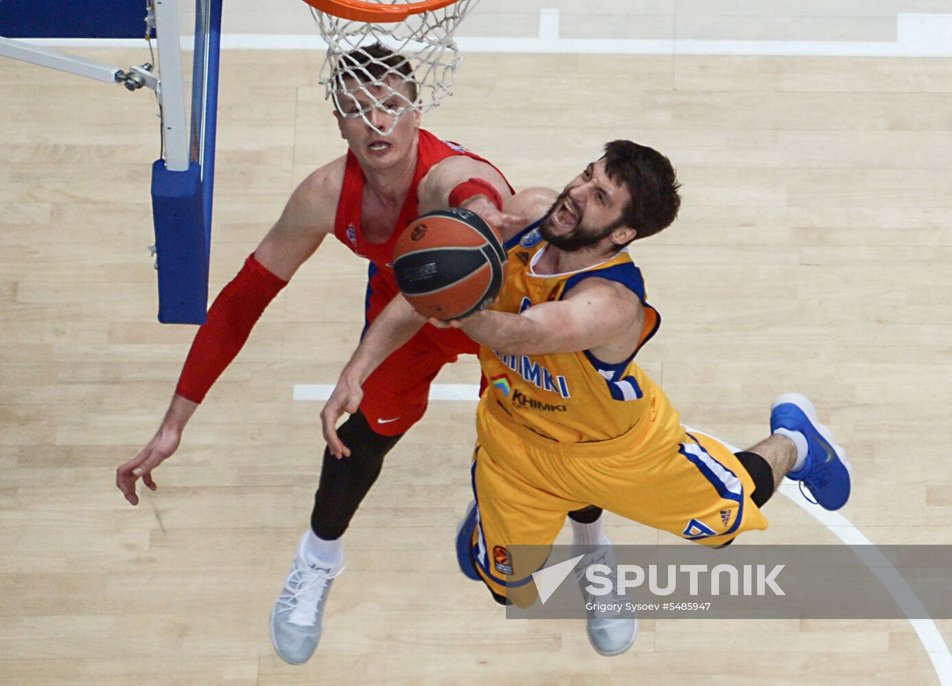 Basketball. Euroleague. Khimki vs. CSKA
