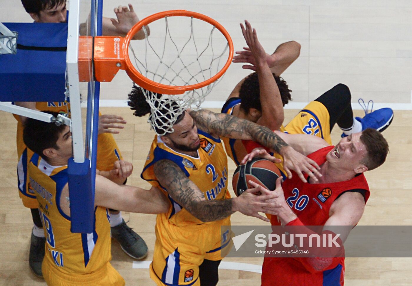 Basketball. Euroleague. Khimki vs. CSKA