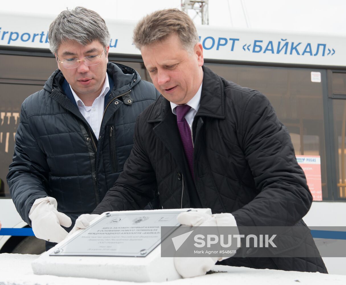 Construction of Baikal Airport's new terminal commences in Buryatia capital