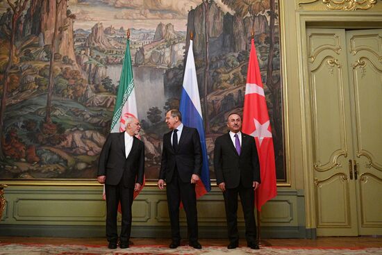 Russian, Iranian, Turkish foreign ministers meet in Moscow