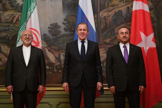 Russian, Iranian, Turkish foreign ministers meet in Moscow