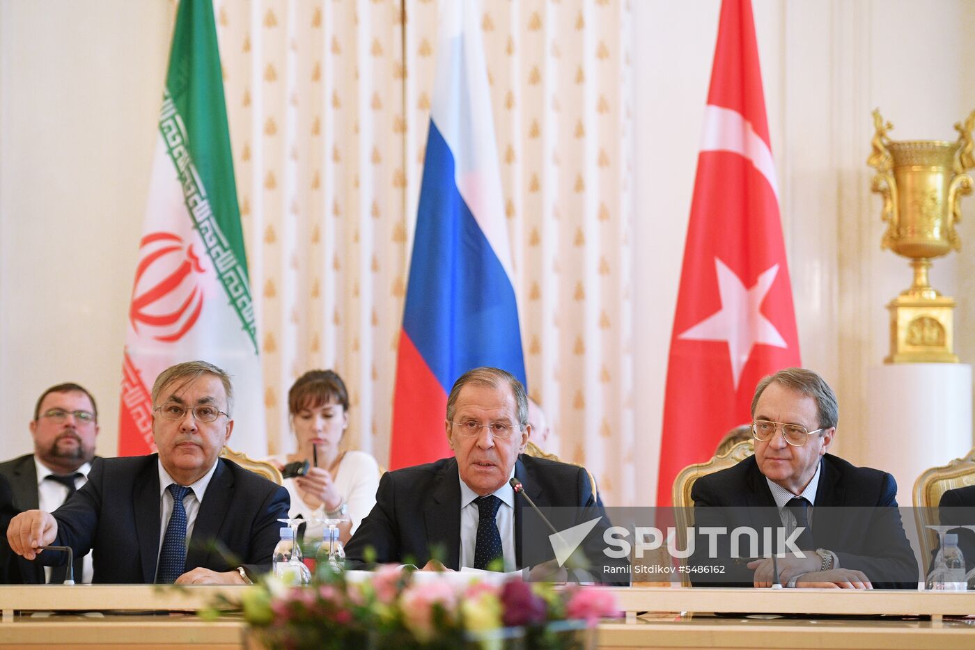 Russian, Iranian, Turkish foreign ministers meet in Moscow