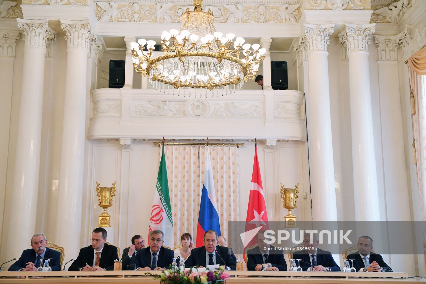 Russian, Iranian, Turkish foreign ministers meet in Moscow