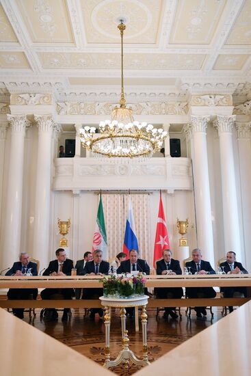 Russian, Iranian, Turkish foreign ministers meet in Moscow