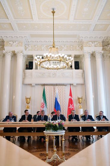 Russian, Iranian, Turkish foreign ministers meet in Moscow