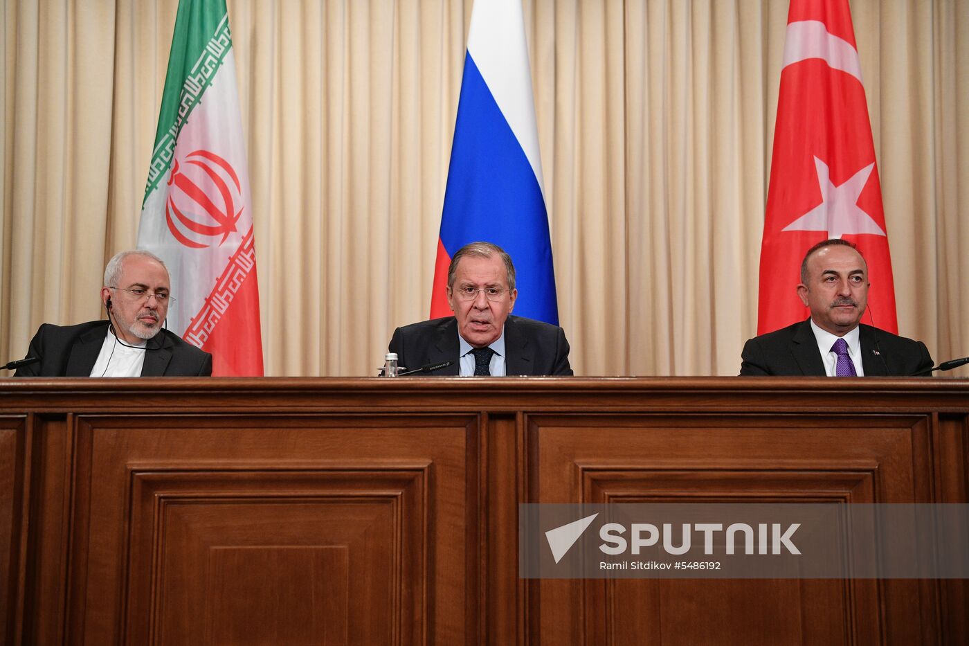 Russian, Iranian, Turkish foreign ministers meet in Moscow