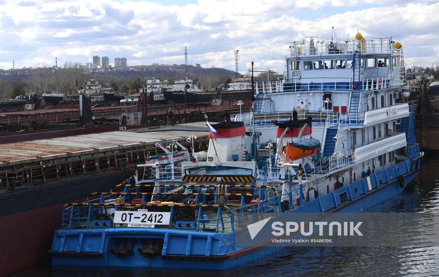 Vessels prepared for navigation in Nizhny Novgorod Region