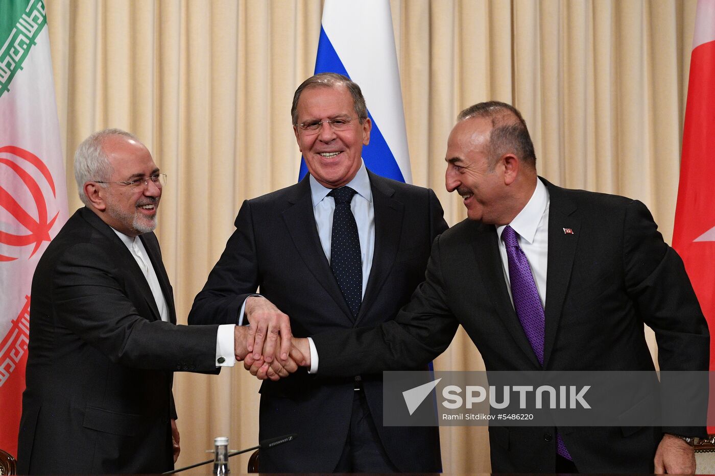Russian, Iranian, Turkish foreign ministers meet in Moscow