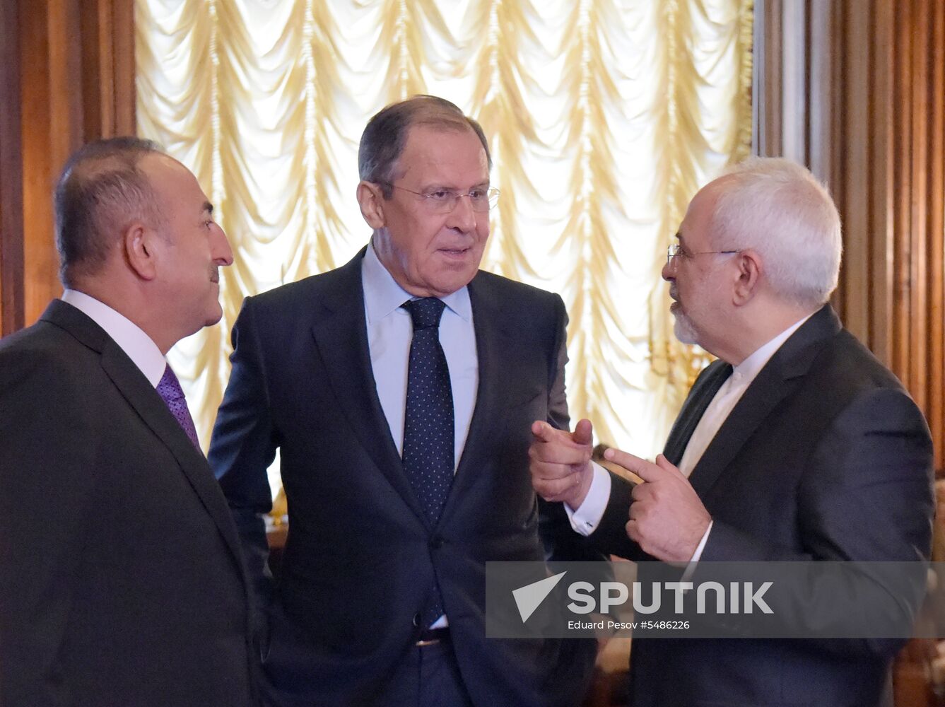 Russian, Iranian, Turkish foreign ministers meet in Moscow