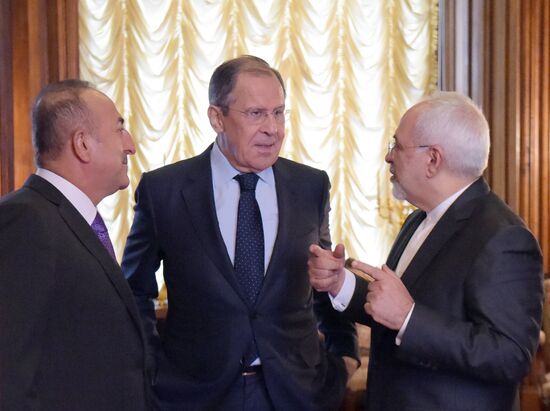 Russian, Iranian, Turkish foreign ministers meet in Moscow