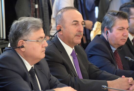 Russian, Iranian, Turkish foreign ministers meet in Moscow
