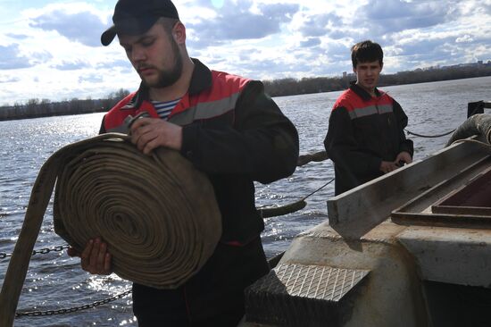 Vessels prepared for navigation in Nizhny Novgorod region