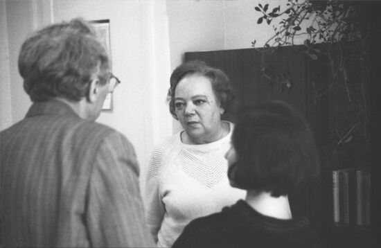 Academician of USSR Academy of Sciences, economist and sociologist Tatyana Zaslavskaya