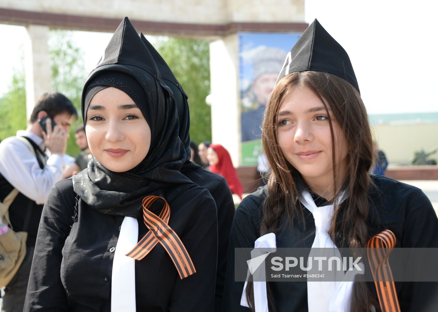St. George Ribbon event in Grozny