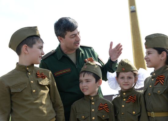 St. George Ribbon event in Grozny