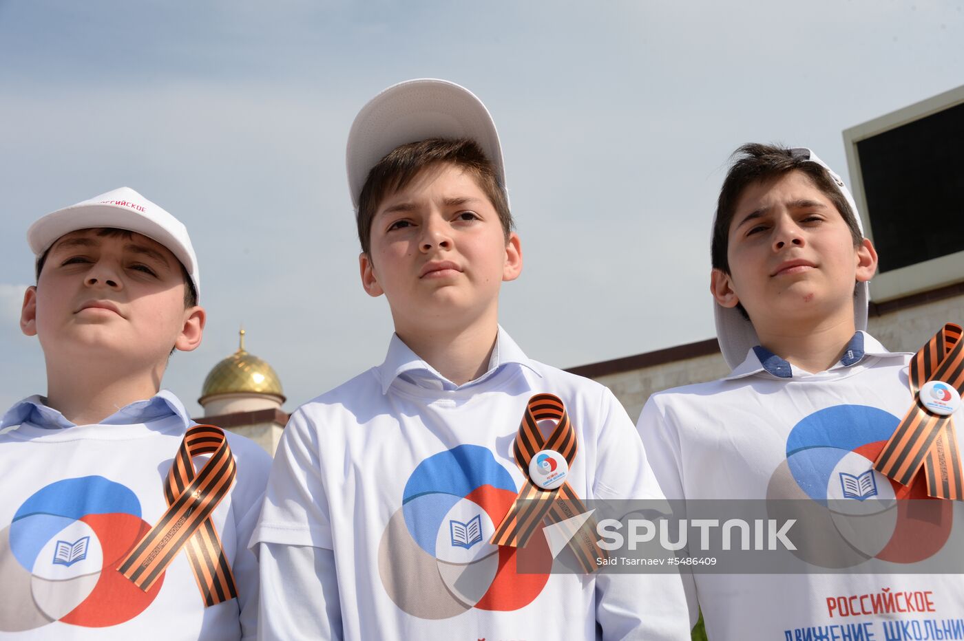 St. George Ribbon event in Grozny