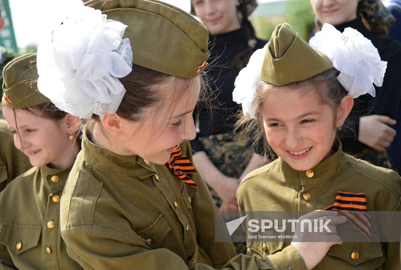 St. George Ribbon event in Grozny