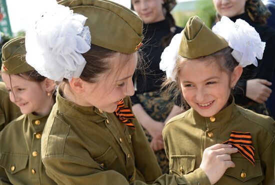 St. George Ribbon event in Grozny