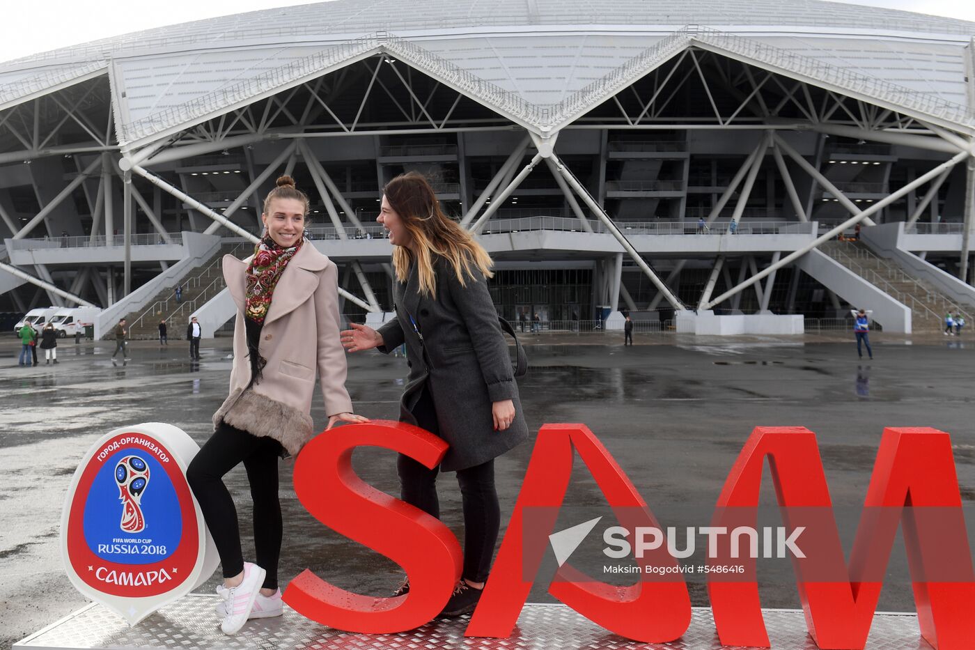 Football. Samara Arena hosts first official match