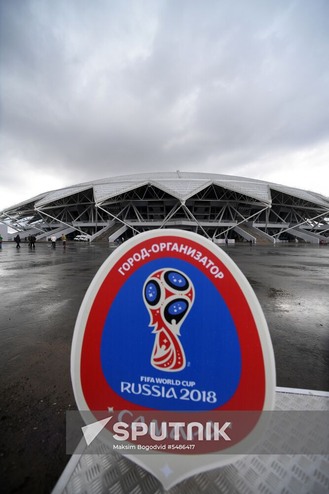 Football. Samara Arena hosts first official match