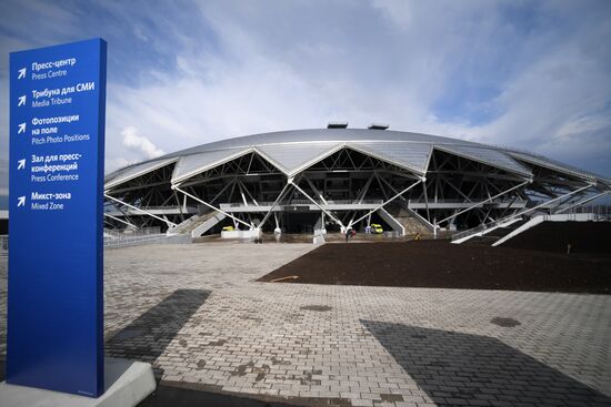 Football. Samara Arena hosts first official match