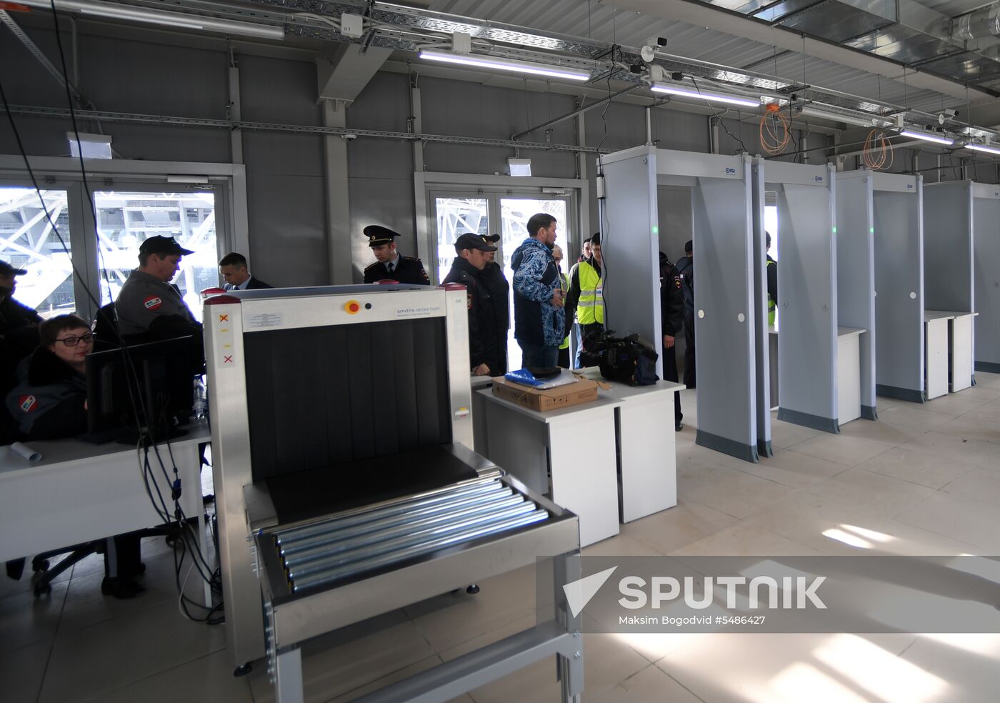 Football. Samara Arena hosts first official match