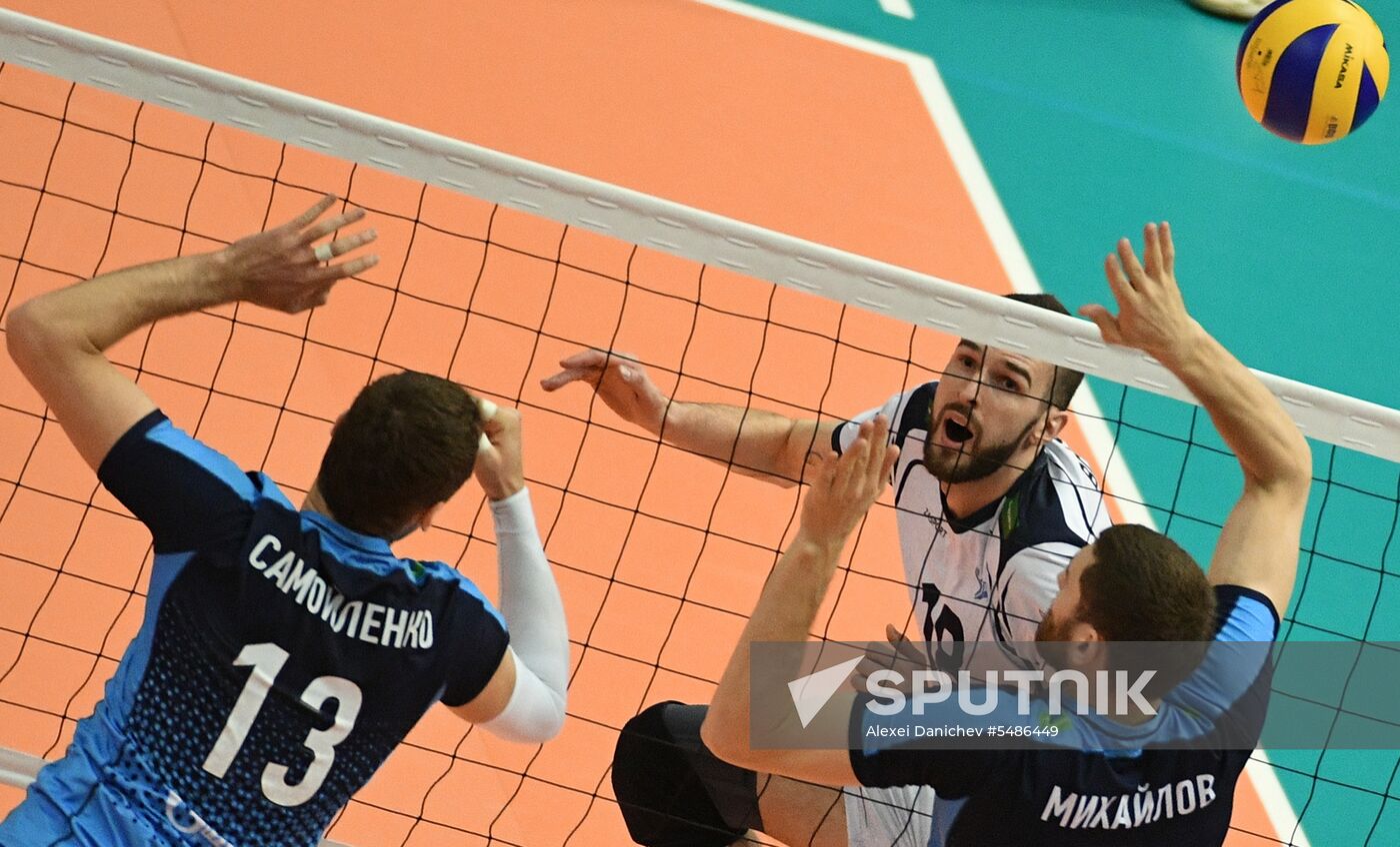 Volleyball. Russian championship. Men. Zenit vs. Zenit-Kazan