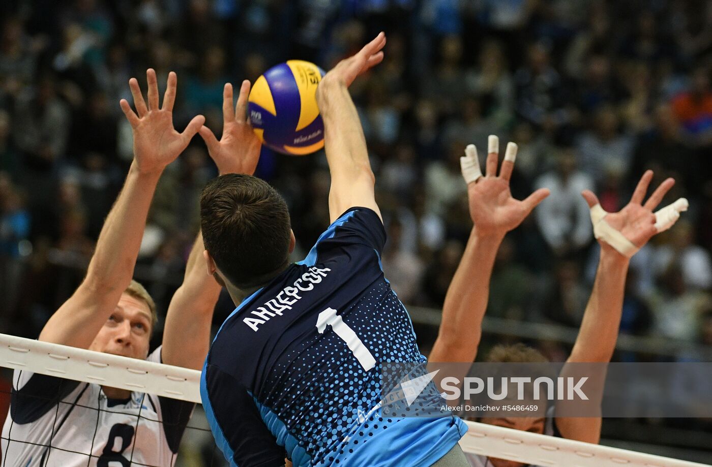 Volleyball. Russian championship. Men. Zenit vs. Zenit-Kazan