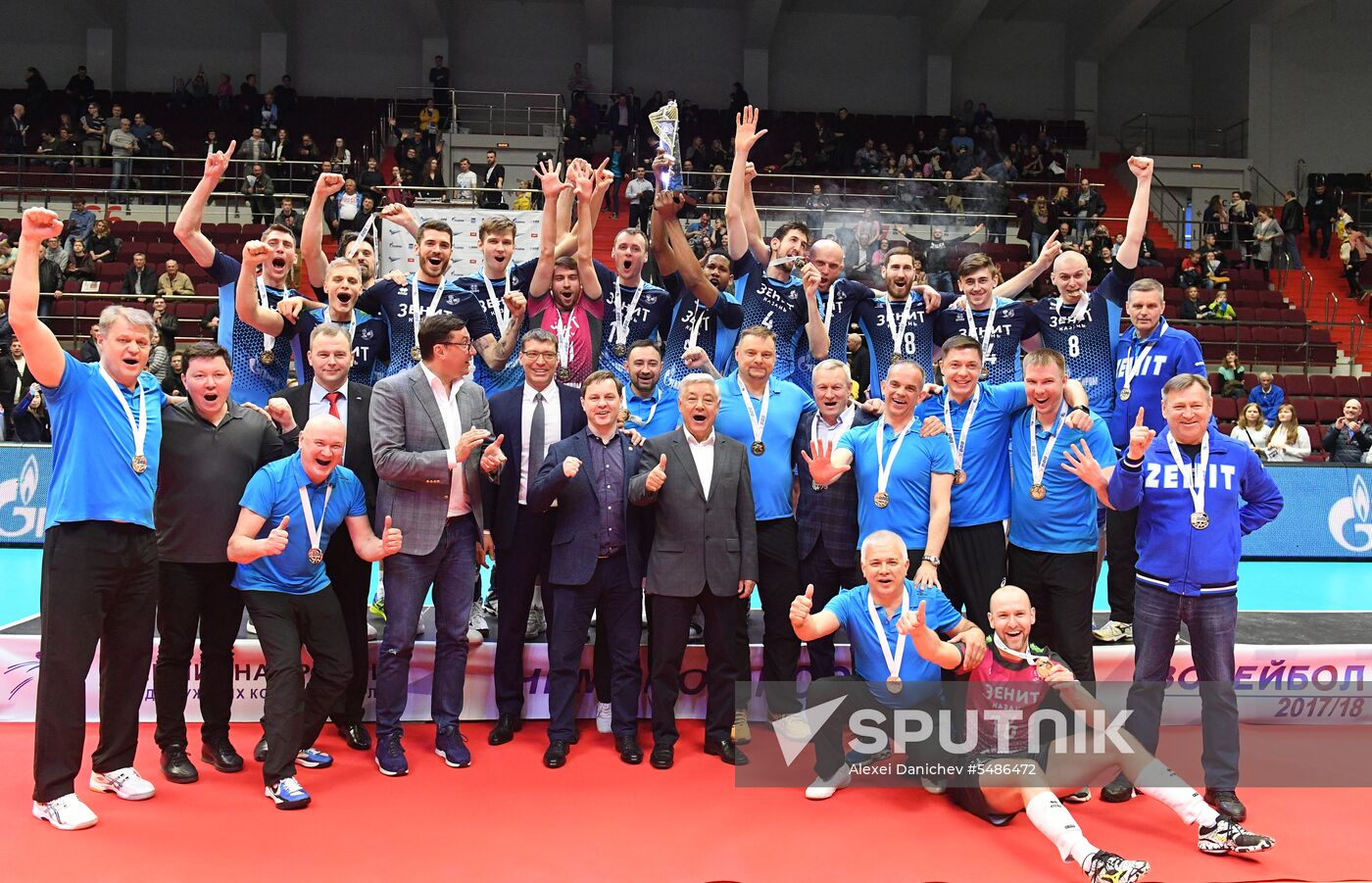 Volleyball. Russian championship. Men. Zenit vs. Zenit-Kazan