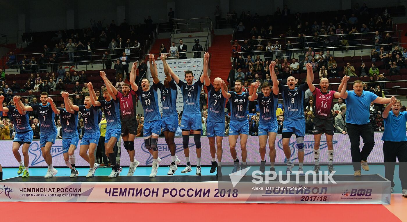 Volleyball. Russian championship. Men. Zenit vs. Zenit-Kazan
