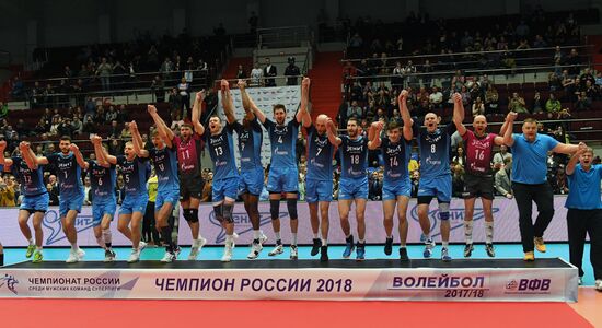 Volleyball. Russian championship. Men. Zenit vs. Zenit-Kazan
