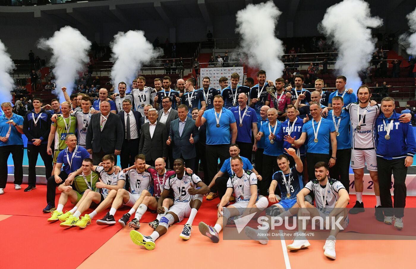 Volleyball. Russian championship. Men. Zenit vs. Zenit-Kazan