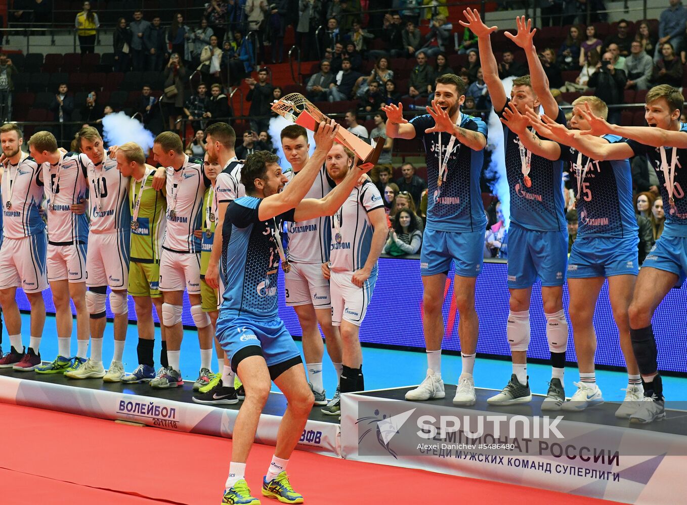 Volleyball. Russian championship. Men. Zenit vs. Zenit-Kazan