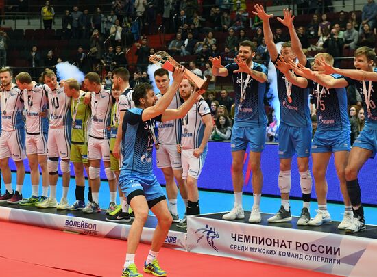 Volleyball. Russian championship. Men. Zenit vs. Zenit-Kazan