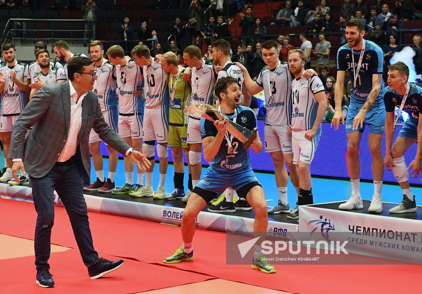 Volleyball. Russian championship. Men. Zenit vs. Zenit-Kazan