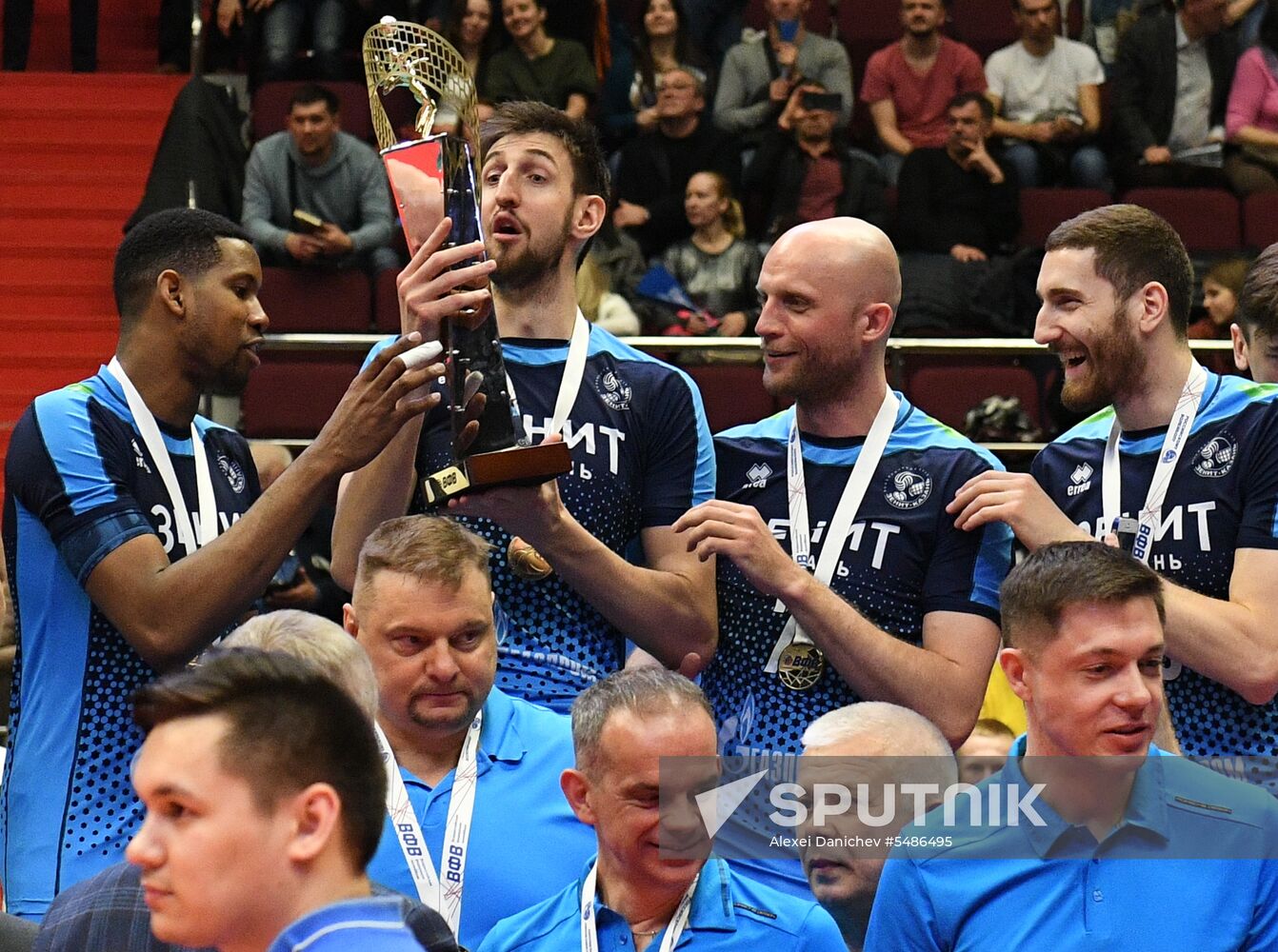 Volleyball. Russian championship. Men. Zenit vs. Zenit-Kazan