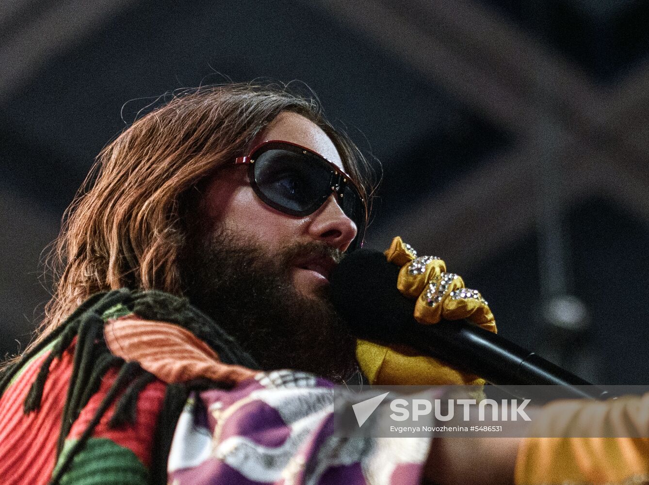 Thirty Seconds to Mars band gives concert in Moscow