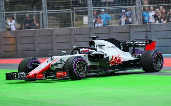 Auto sport. Formula 1. Azerbaijan Grand Prix. Qualification