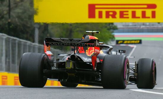 Auto sport. Formula 1. Azerbaijan Grand Prix. Qualification