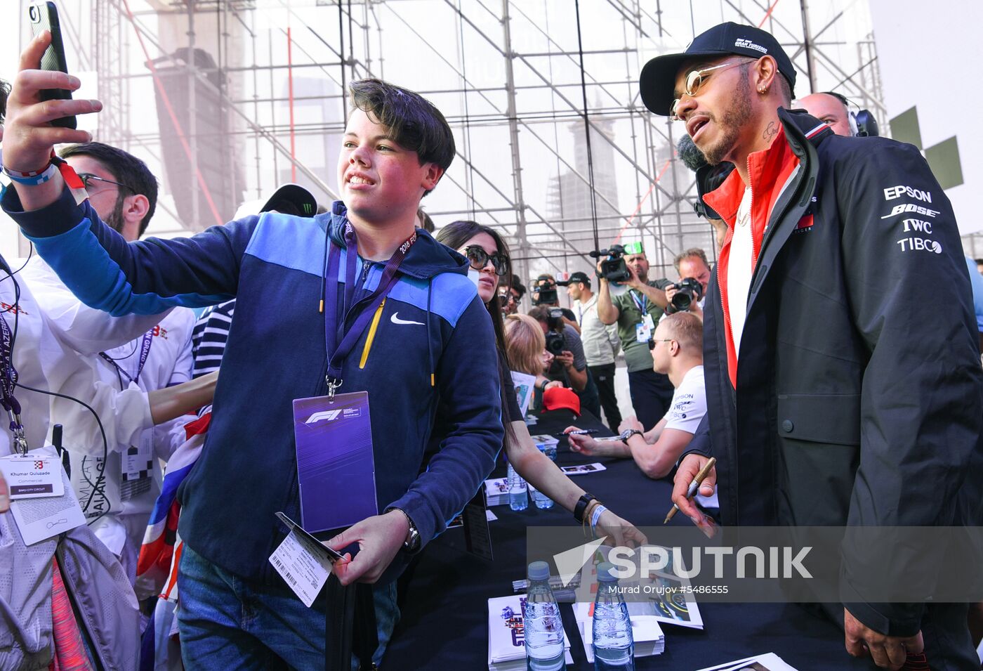 Auto sport. Formula 1. Azerbaijan Grand Prix. Qualification