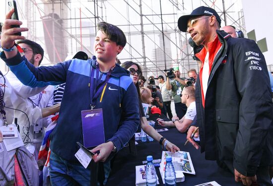 Auto sport. Formula 1. Azerbaijan Grand Prix. Qualification