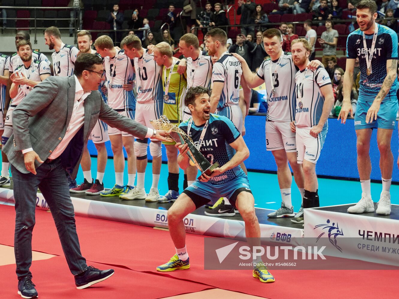 Volleyball. Russian championship. Men. Zenit vs. Zenit-Kazan