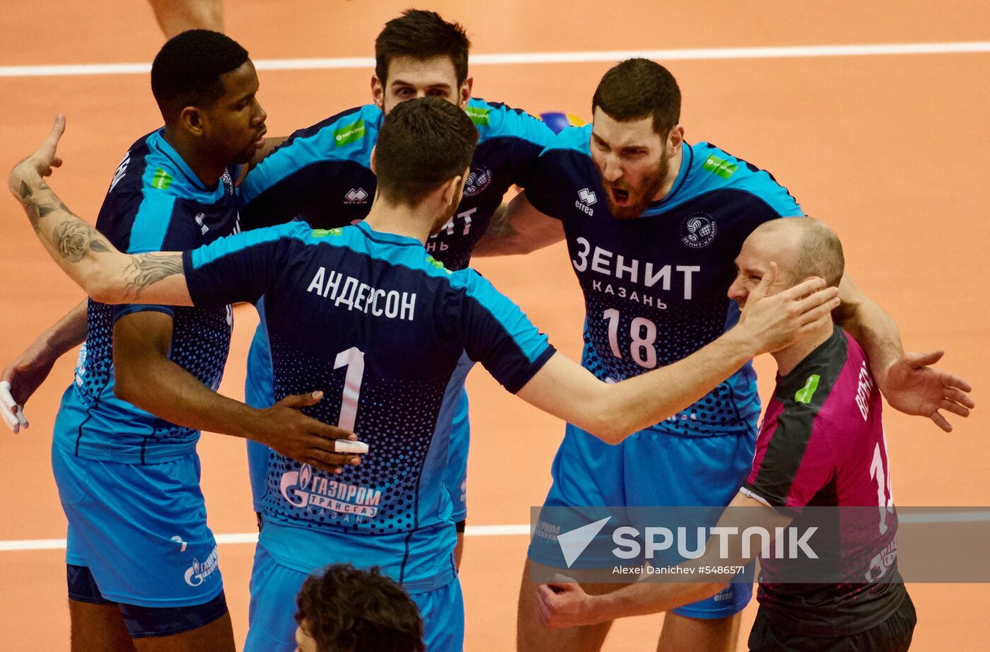 Volleyball. Russian championship. Men. Zenit vs. Zenit-Kazan