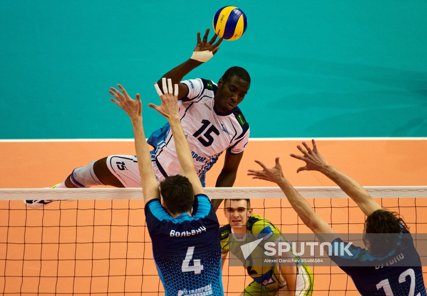 Volleyball. Russian championship. Men. Zenit vs. Zenit-Kazan