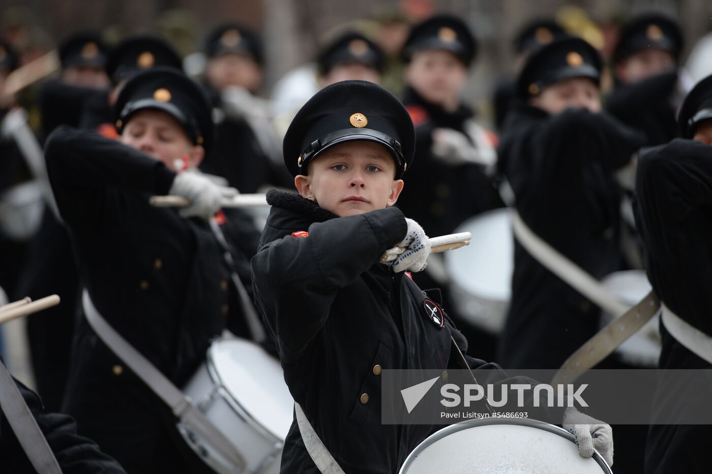 Parade rehearsal in the Sverdlovsk Region