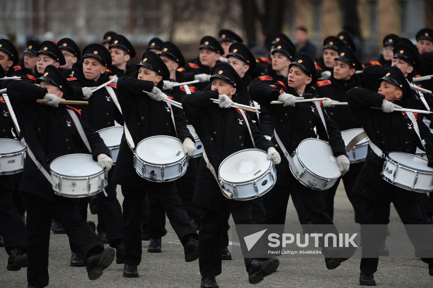 Parade rehearsal in the Sverdlovsk Region